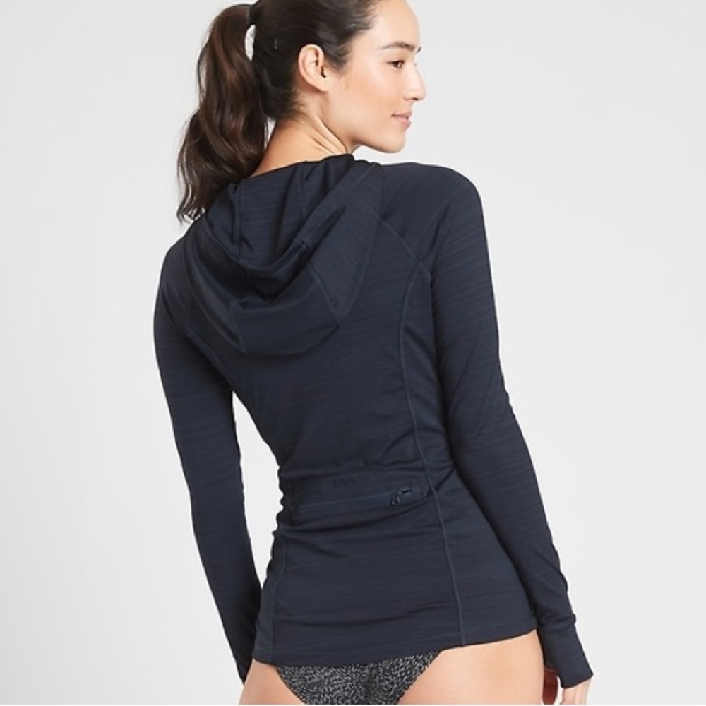 Athleta Pacifica Crosscurrent UPF Jacket Navy Blue Small - Picture 3 of 16